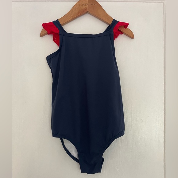 The Beaufort Bonnet Company Other - NWT TBBC long bay swimsuit girls. Nantucket navy and red.